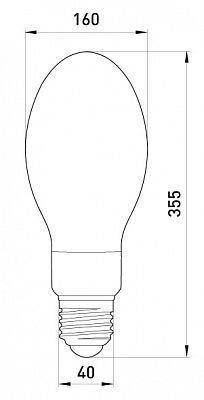 Лампа ртутная высокого давления e.lamp.hpl.e40.1000, Е40, 1000 Вт, 16902, l0460006