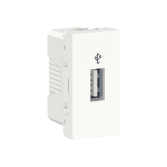 Schneider USB-коннектор 1 модуль бел, 23030