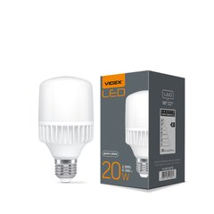 LED лампа VIDEX A65 20W E27 5000K 220V VIDEX, 25086, VL-A65-20275, 5000