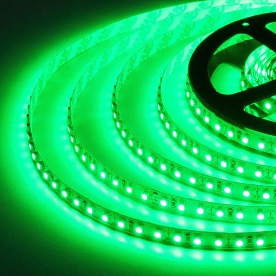 Світлодіодна стрічка B-LED 3528-120 G IP65 зелений, герметична, 1м, B512, Зеленый