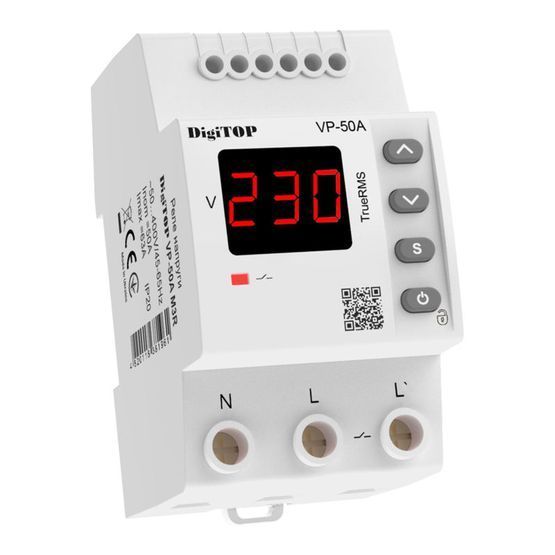 Реле напруги VP-50A M3R DIN DigiTOP