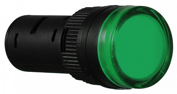 Сигнальна арматура AD16-16DS зелена 24V АC/DC