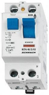 AR006230--, УЗО 10кА/300мА 2п 63А тип AC Schrack пристрій захисного відключення