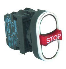 Потрійна з аварійною кнопкою "STOP" (2НО+1НЗ) B121B30BB