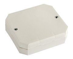 Коробка розподільча e.db.stand.r4.85x85x35K з клемником, 85х85х35 мм, IP 44, Р 4, зовнішня