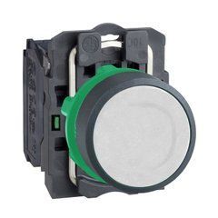 Кнопка з поверненням і підсвіткою біла 1НO XB5AA11 Schneider Electric