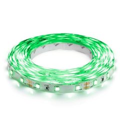 Світлодіодна стрічка B-LED 3528-60 G зелений, негерметична, 1м, B501, Зеленый