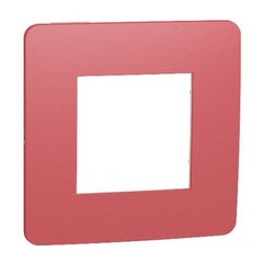 Schneider Рамка 1-пост, Червона/білий, 23081
