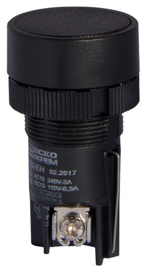 XB2-EH121 Кнопка "Старт" чорна з фіксацією (NO)