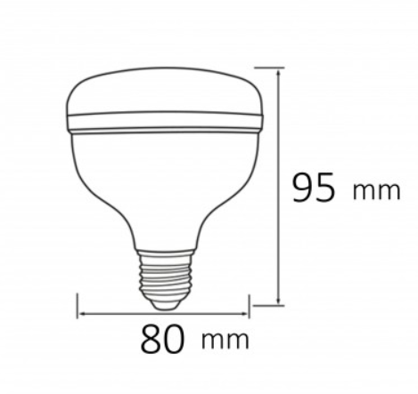 Лампа світлодіодна "CRYSTAL-20" 20W 6400K E27, 6400, 362