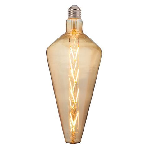 Лампа FILAMENT LED 8W 2200K E27 PARADOX AMBER 270мм HOROZ, Янтар, 001-052-0008-010, 2200