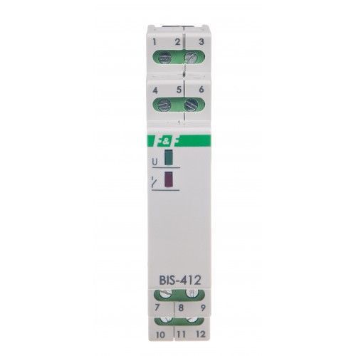 Імпульсне реле BIS-412M-LED, групове, 220В, 16А