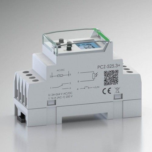 Таймер PCZ-525.3-PLUS, астрономічний, нічна перерва, NFC, дод. вхід F&F