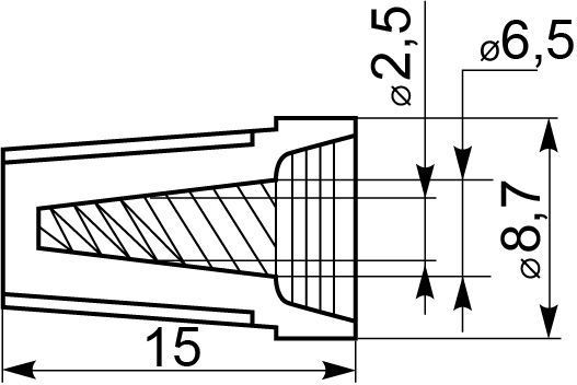 Ковпачок P71 (100шт) АСКО