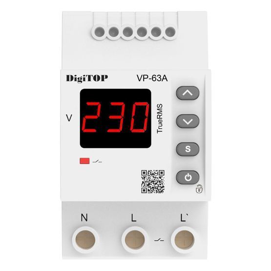 Реле напруги VP-63A M3R DIN DigiTOP