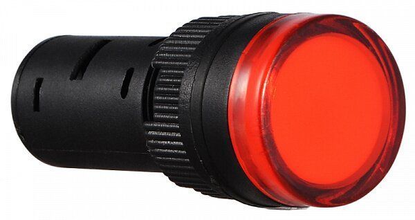 Сигнальна арматура AD16-16DS червона 24V АC/DC