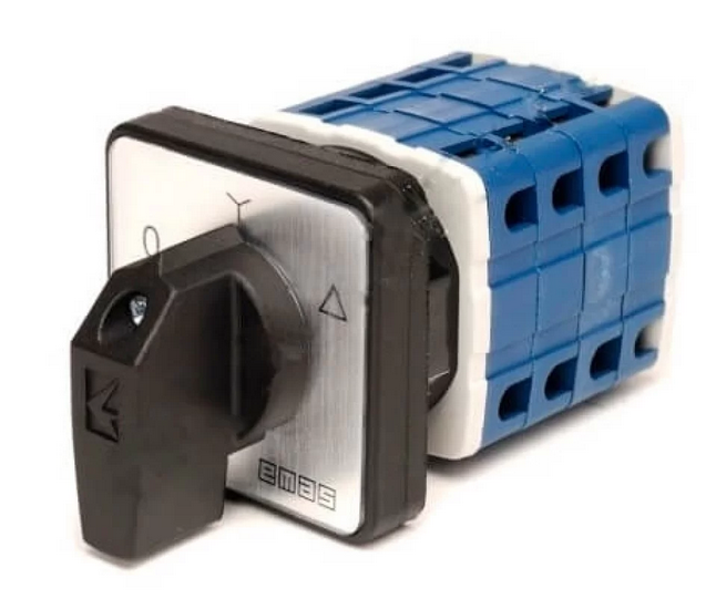 Кулачковий перемикач 3-положення 0/Y/A 3х25А PSA025MS335S, EMAS