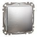 Одноклавішний перемикач IP44 Матовий алюмінійSedna Design Schneider Electric SDD270106, Матовый алюминий