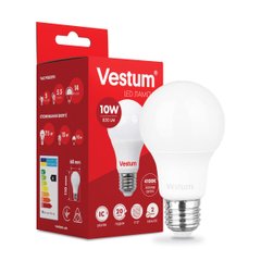 Світлодіодна лампа Vestum A60 10W 4100K 220V E27 1-VS-1105, Білий, 1-VS-1105, 4100