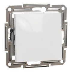 Переключатель одинарный проходной EPH0470121 белый ASFORA Schneider Electric без рамки, Белый