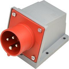 Вилка стационарная 4P 16A IP44, 3P+PE UCombi АСКО
