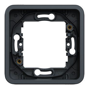 Рамка 1-я горизонтальная IP55 Mureva Styl, черная