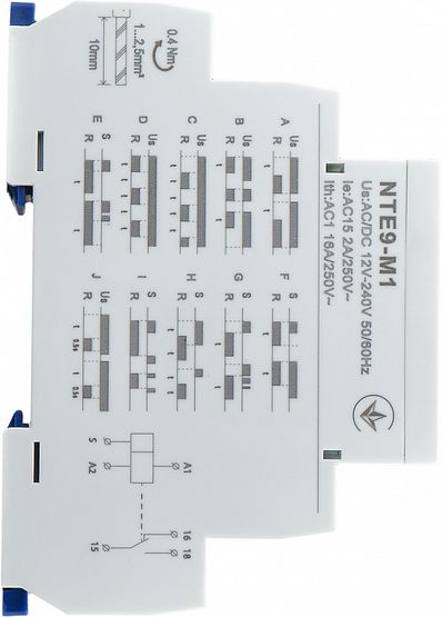 Реле часу багатофункціональне NTE9-M1 AC/DC 12-240V 1CO АСКО