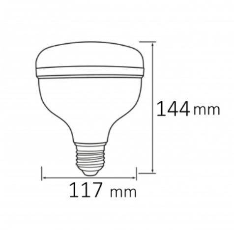 Лампа Светодиодная "CRYSTAL-40" 40W 6400K E27