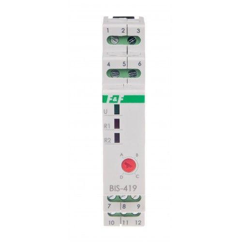 Імпульсне бістабільне реле BIS-419-LED, 4 функції, 230В