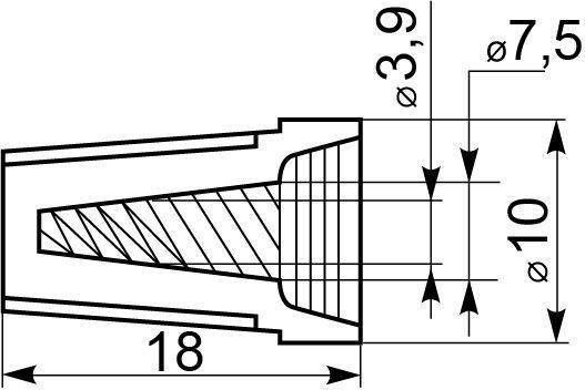 Ковпачок P72 (100шт) АСКО