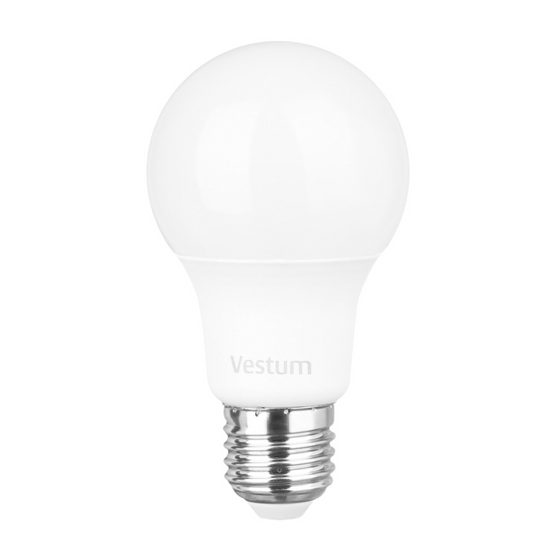 Світлодіодна лампа Vestum A60 10W 4100K 220V E27 1-VS-1105, Білий, 1-VS-1105, 4100