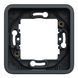 Рамка 1-я горизонтальная IP55 Mureva Styl, черная