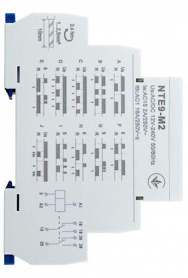 Реле часу багатофункціональне NTE9-M2 AC/DC 12-240V 2CO АСКО