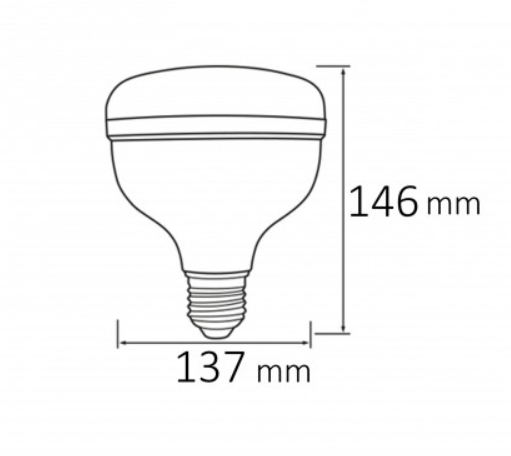 Лампа Светодиодная "CRYSTAL-50" 50W 6400K E27