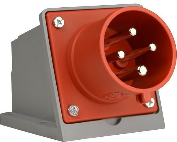 Вилка стационарная 4P 32A IP44, 3P+PE UCombi АСКО