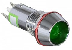Сигнальна арматура AD22C-12 зелена 24V AC/DC