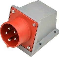 Вилка стаціонарна 5P 16A IP44, 3P+N+PE UCombi АСКО