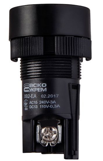 XB2-EA125 Кнопка "Старт" чорна (NO+NC)