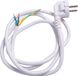 Шнур з вилкою e.wire.plug.white.0,75 3х0,75 1,2м білий E.NEXT