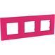 Рамка 3-постова "PINK" MGU4.706.27 Unica Quadro Schneider, 8220, PINK
